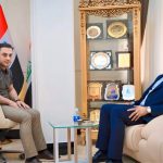 مدير مجاري ذي قار : يستقبل قائممقام قضاء الغراف بمقر المديرية ..