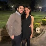 حفيد عادل امام مع عروسته