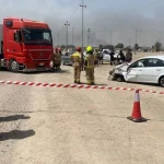 حادث سير شمال البصرة يتسبب بإصابة اثنين من مرافقي النائب الإداري للمحافظ