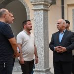 وزير الثقافة يزور بيت زيادة  في الموصل ويتابع آخر أعمال الصيانة.