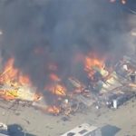 انفجار مروع يهز كاليفورنيا