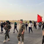 الحشد الشعبي يؤمّن الحماية للزائرين من الصفرة إلى الخالص في ديالى