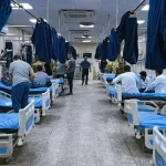 الصحة: 621 حالة اختناق بسبب تسرب غاز الكلور في كربلاء