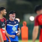 المنتخب الوطني بالزي الابيض أمام إندونيسيا