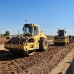 شركة آشور تواصل العمل في مشروع الطريق الحولي (موصل – سنجار ) في محافظة نينوى .