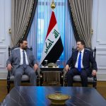 رئيس الوزراء يؤكد للحلبوسي أهمية أن يضطلع مجلس النواب الجديد بمهامه التشريعية