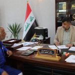 معاون المدير العام للشؤون الفنية في شركة مصافي الجنوب يستقبل عدداً من المنتسبين