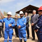 معاون مدير عام الحفر العراقية يزور مدير عام شركة نفط الشمال ويطلع ميدانيا على ساحة تأهيل هيئة العمليات الثانية في كركوك